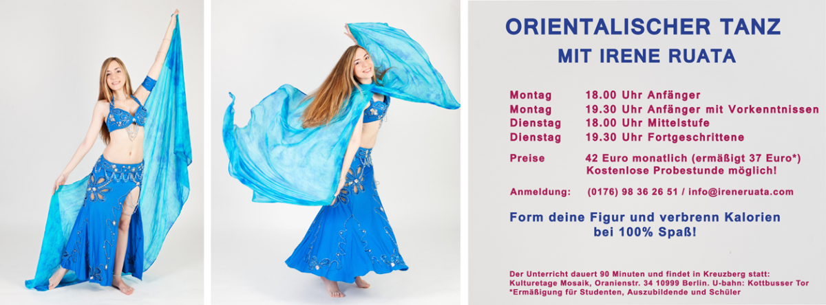 Irene Ruata Dance Studio - Neuer Kursplan ab Februar 2015