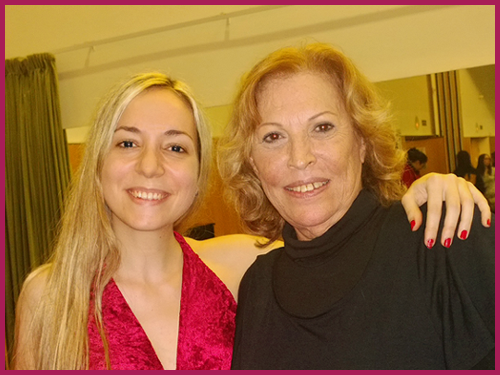 Irene Ruata beim Bauchtanz-Workshop mit Farida Fahmy
