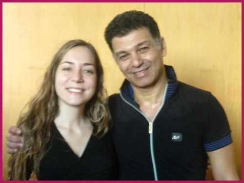 Irene Ruata beim Bauchtanz-Workshop mit Gamal Seif