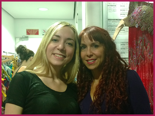 Irene Ruata beim Bauchtanz-Workshop mit Jillina
