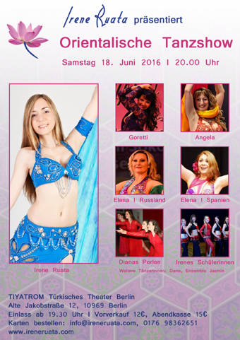 Orientalischer Tanzshow am 18. Juni in Berlin-Kreuzberg